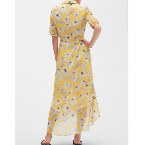 Banana Republic Yellow Floral Maxi Dress - Picture 4 of 4